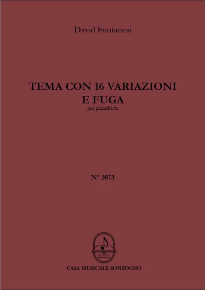 D. Fontanesi: Tema con 16 variazioni e fuga, Klav