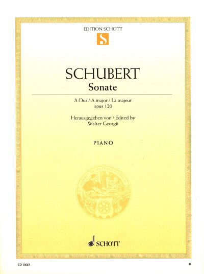 F. Schubert: Sonate A-Dur op. 120 D 664 , Klav