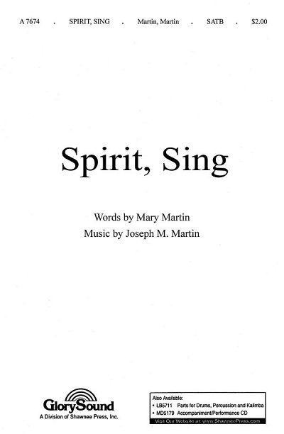 J. Martin: Spirit, Sing, GchKlav (Chpa)
