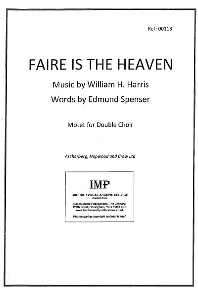Faire Is The Heaven (Chpa)