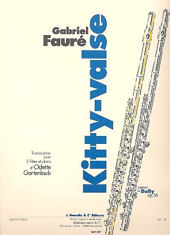 G. Fauré: Kitty-Valse, 2FlKlav (Bu)