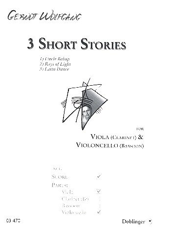 G. Wolfgang y otros.: 3 Short Stories (Va & Vc) (2000)
