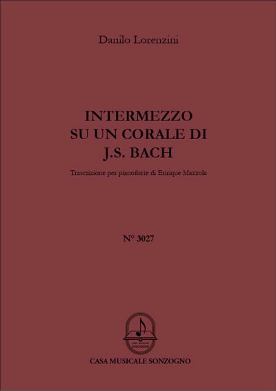 D. Lorenzini: Intermezzo su un corale di J.S. Bach, Klav