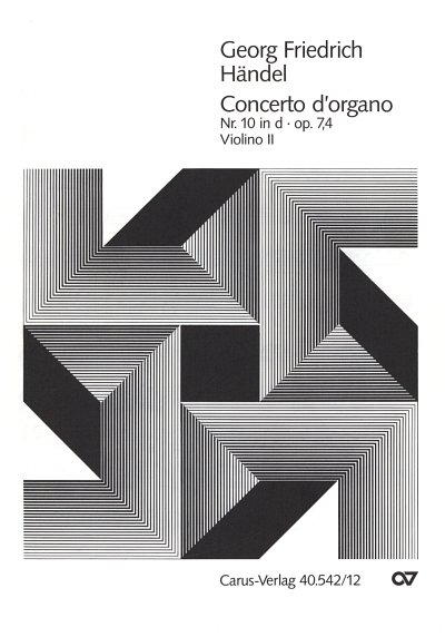 G.F. Händel: Concerto d'organo Nr. 10 in d