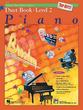Alfred's Basic Piano Library Top Hits Duet 2, Klav