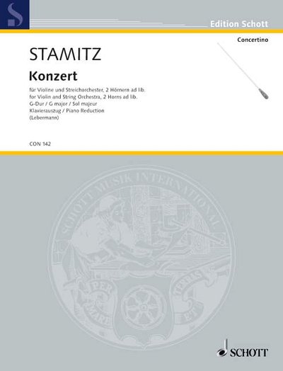 J. Stamitz et al.: Konzert G-Dur