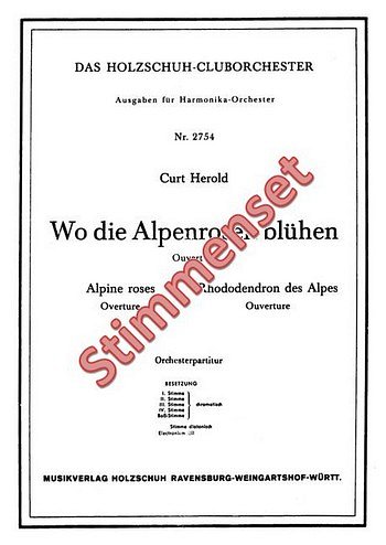F. Abt: Wo Die Alpenrosen Blueh'n Op 147