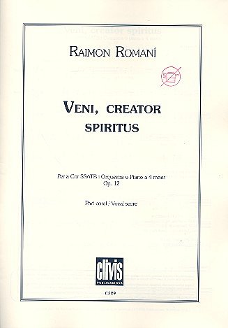 Veni creator spiritus op.12, Solostimmen (SATB), gemischter 