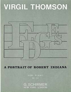 V. Thomson: Edges (Portrait of Robert Indiana), Klav