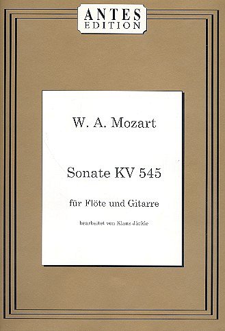 W.A. Mozart: Klaviersonate KV 545, FlGit (Pa+St)