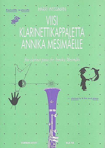 H. Wessman: Five Clarinet Pieces For Ann, KlarKlv (KlavpaSt)
