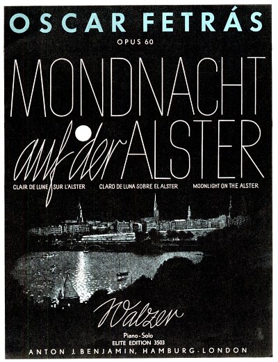 F. Oskar: Mondnacht auf der Alster op. 60 , Klav