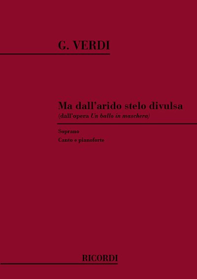 G. Verdi: Un Ballo In Maschera: Ma Dall'Arido Stelo, GesKlav