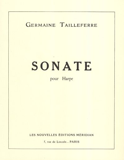 Tailleferre Germaine: Sonate Pour Harpe