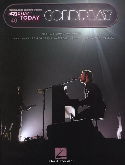 Coldplay: E-Z Play Today 40: Coldplay, Ky/Klv/Eo;Gs (SB)