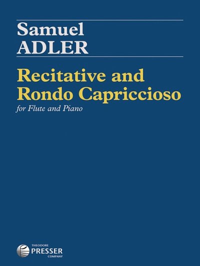 S. Adler: Recitative And Rondo Capriccioso, FlKlav (KASt)