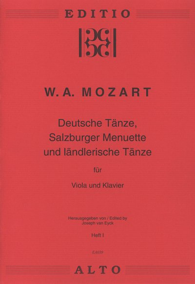 W.A. Mozart: Deutsche Taenze Salzburger Menuette +