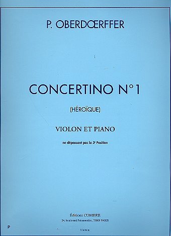 Concertino n°1 Héroïque, VlKlav (KlavpaSt)