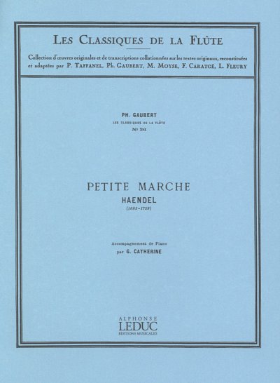 G.F. Händel: Petite Marche, FlKlav (Part.)