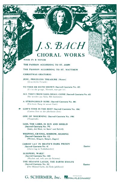 J.S. Bach: Cantata No. 106 - 'God's Time Is , GchKlav (Chpa)