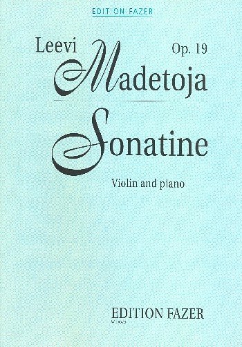 L. Madetoja: Sonatine op. 19, VlKlav (KlavpaSt)