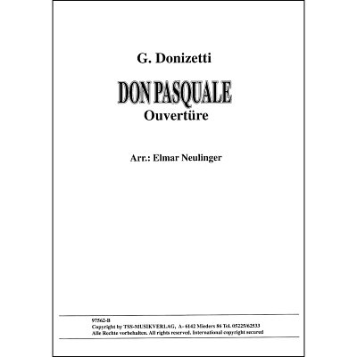 G. Donizetti: Don Pasquale – Ouvertüre
