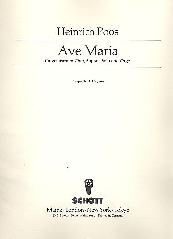H. Poos: Ave Maria  (Chpa)