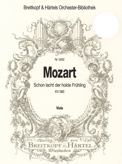 W.A. Mozart: Schon lacht der holde Fruehling KV 580 (Vla)