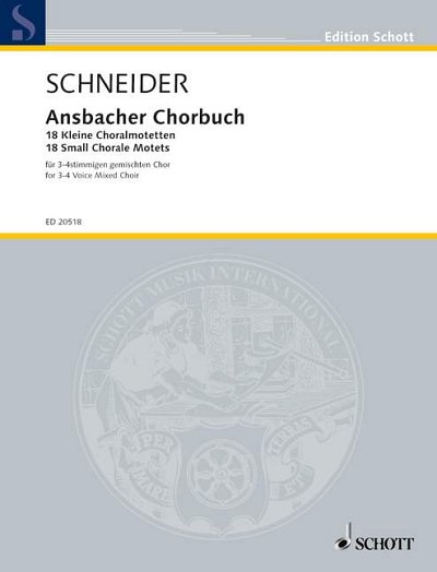 E. Schneider: Ansbacher Chorbuch