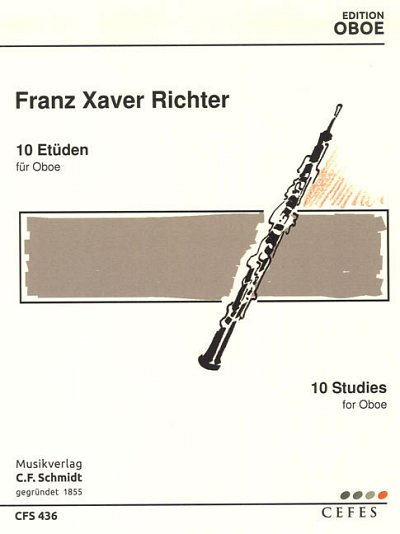 F.X. Richter: 10 Etuden Für Oboe, Ob (Sppa)