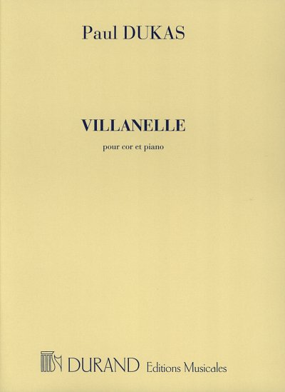 P. Dukas: Villanelle, HrnKlav (KlavpaSt)
