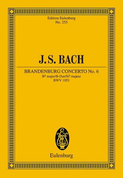 J.S. Bach: Concerto brandenbourgeois Si bémol majeur