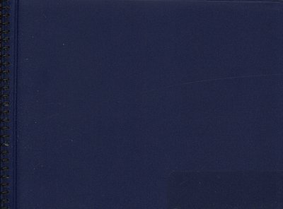 STAR Marschnotenmappe 17x13,5cm quer 10 Taschen blau