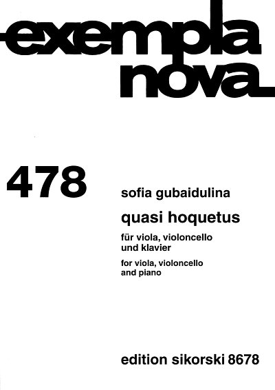 S. Gubaidulina: Quasi Hoquetus fuer Viola, Violoncello  (STP