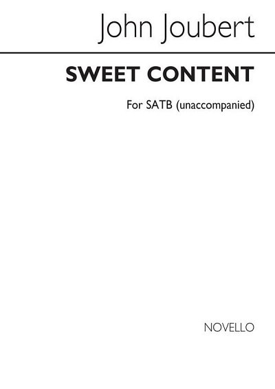 J. Joubert: Sweet Content for SATB Chorus, GchKlav (Chpa)