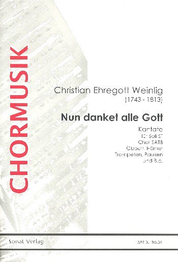 Ch.E. Weinlig: Nun danket alle Gott (Part.)