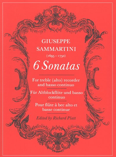 G. Sammartini: 6 Sonaten (Pa+St)