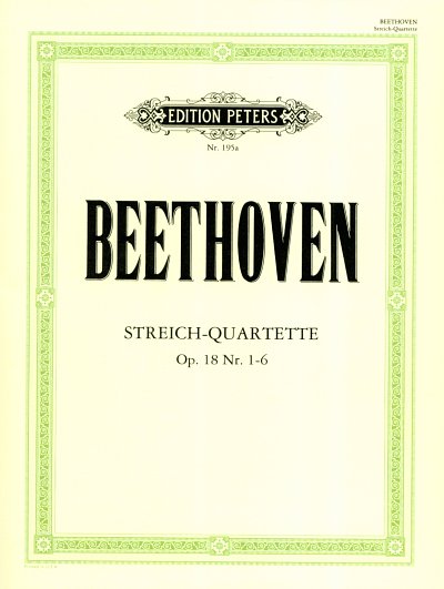 L. v. Beethoven: Streichquartette 1, 2VlVaVc (Stsatz)