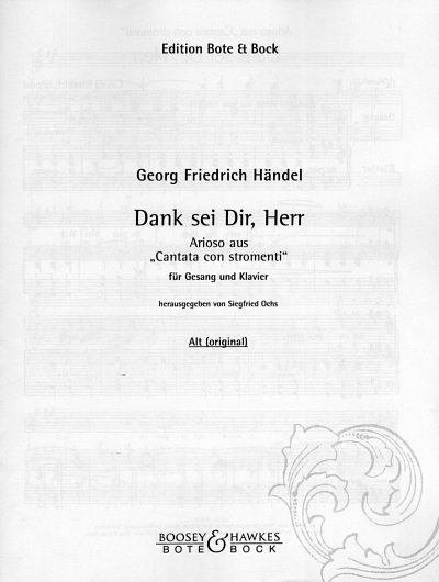 G.F. Haendel: Dank Sei Dir Herr