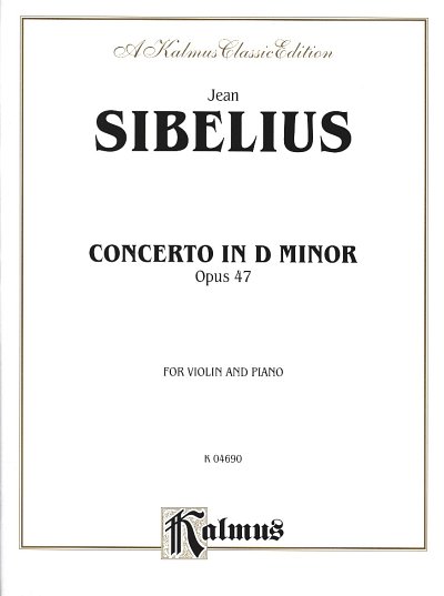 J. Sibelius: Concerto in D Minor, Op. 47, Viol