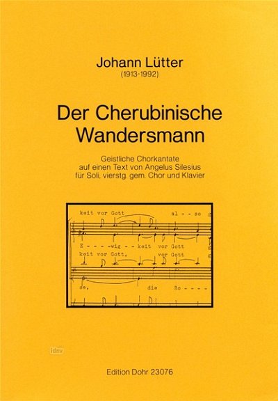 J. Lütter: Der Cherubinische Wandersmann (Part.)
