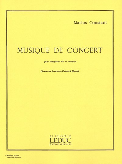 M. Constant: Musique De Concert
