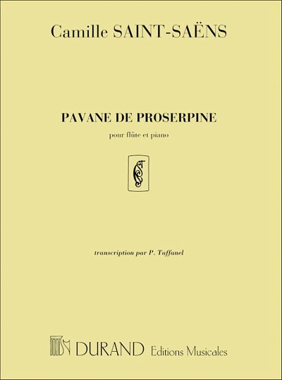 C. Saint-Saëns: Pavane Prose Flute-Piano, FlKlav (Part.)