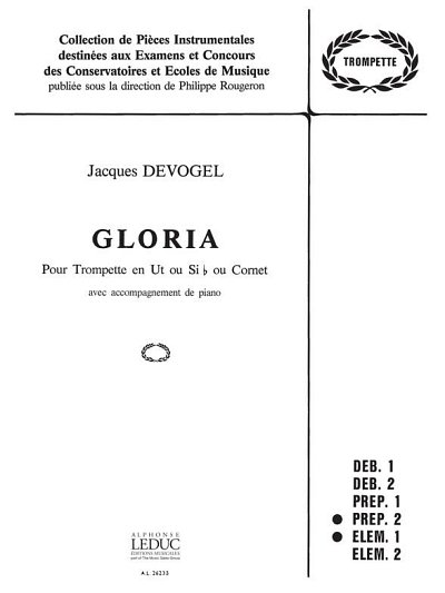 J. Devogel: Gloria, TrpKlav (KlavpaSt)