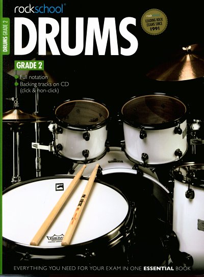 Rockschool Drums - Grade 2 (2012), Drst (+OnlAudio)