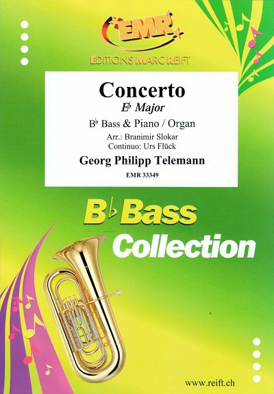 DL: G.P. Telemann: Concerto Eb Major, TbBKlv/Org