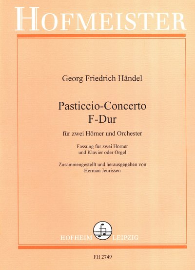 G.F. Haendel: Pasticcio-Concerto F-Dur für 2 Hörner