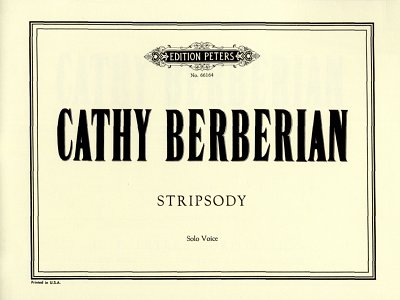 C. Berberian: Stripsody, Ges