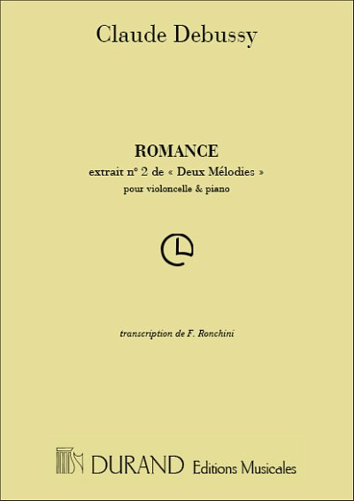 C. Debussy: Romance - Transcription Pour Violoncelle Et Piano