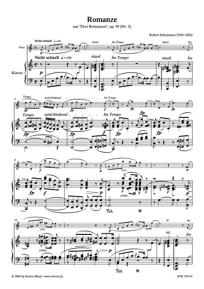 DL: R. Schumann: Romanze Nr. 3 aus 